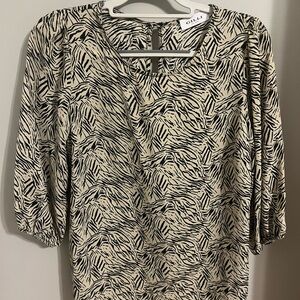 Gilli Zebra Print Women's Blouse